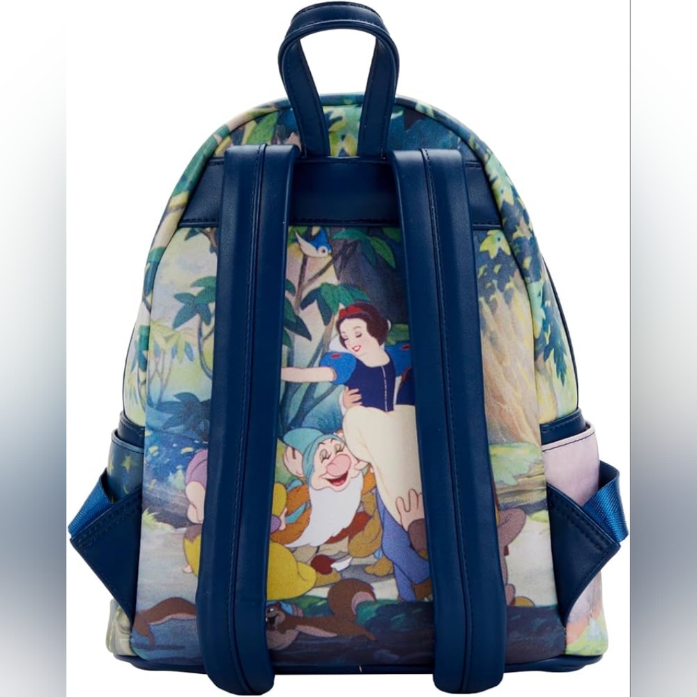 ๐ NWT Loungefly Disney Snow White and the Seven Dwarfs Scenes Mini Backpack - Picture 3 of 10